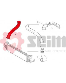 Gaine de suralimentation SEIM Ref : 981238 | Mongrossisteauto.com