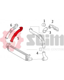 Gaine de suralimentation SEIM Ref : 981238 | Mongrossisteauto.com