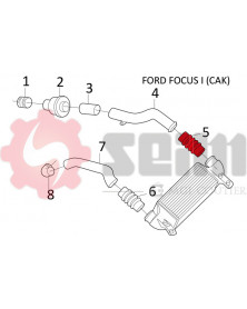 Gaine de suralimentation SEIM Ref : 981243 | Mongrossisteauto.com