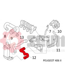 Gaine de suralimentation SEIM Ref : 981504 | Mongrossisteauto.com