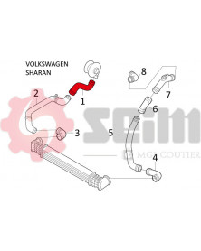 Gaine de suralimentation SEIM Ref : 981584 | Mongrossisteauto.com