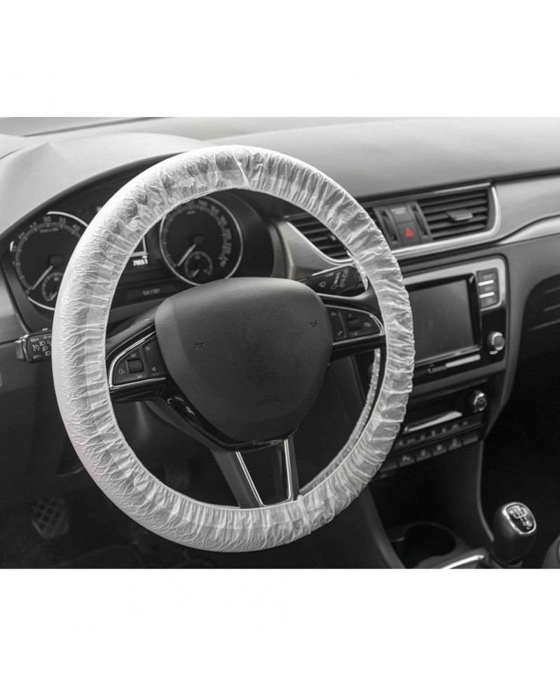 Acheter Housse de protection de volant de voiture en cuir microfibre,  antidérapante, de sécurité, adaptée
