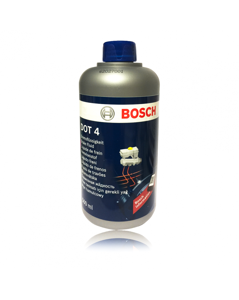 Liquide de frein, DOT 4, 500 ml - BOSCH | Mongrossisteauto.com