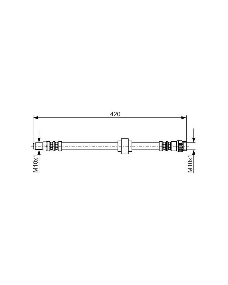 Flexible de frein BOSCH Ref : 1 987 476 704 | Mongrossisteauto.com