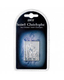 Médaille Saint Christophe voiture - Car + | Mongrossisteauto.com