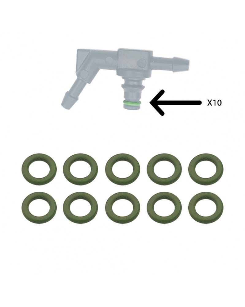 Joint vert pour connecteur de retour injecteur par lot de 10 | Mongrossisteauto.com Joint vert pour connecteur de retour injecteur par lot de 10 | Mongrossisteauto.com