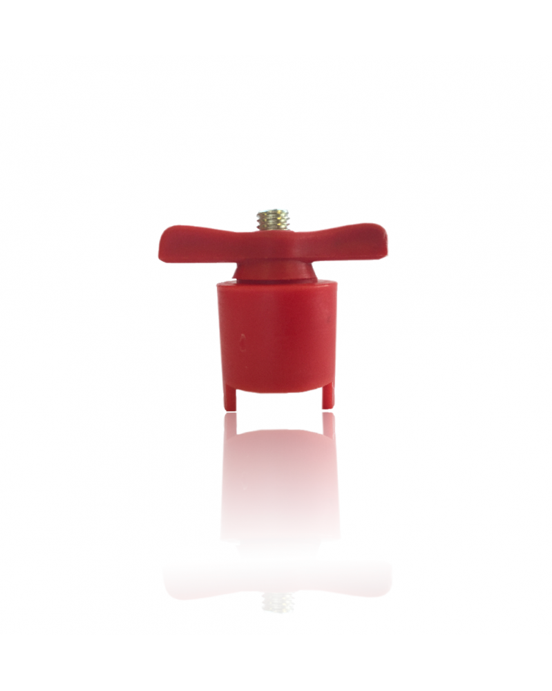 Robinet de batterie coupe circuit cosses rouge + type arelco