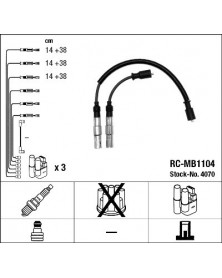 Kit de câbles d'allumage NGK Ref : 4070