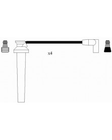 Schéma kit de câbles d'allumage 2476 NGK adaptable BMW | Mongrossisteauto.com