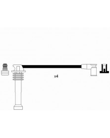 Schéma Kit de câbles d'allumage NGK Ref : 6984 | Mongrossisteauto.com