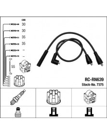 Kit de câbles d'allumage NGK Ref : 7375 | Mongrossisteauto.com