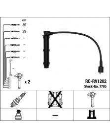Kit de câbles d'allumage NGK Ref : 7705 adaptable BOSCH | Mongrossisteauto.com