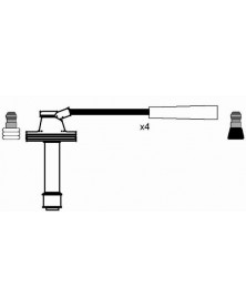 Kit de câbles d'allumage NGK Ref : 8492 adaptable RENAULT VOLVO DACIA | Mongrossisteauto.com