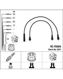Kit de câbles d'allumage NGK Ref : 8537 adaptable FORD | Mongrossisteauto.com