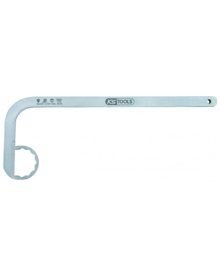 KS TOOLS Clé de filtre à huile 1/2 pour Fuso, 123 mm / 16 surfaces