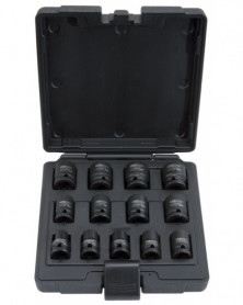 Douilles à chocs 12 pans 1/2 (13pcs) - KSTOOLS | Mongrossisteauto.com