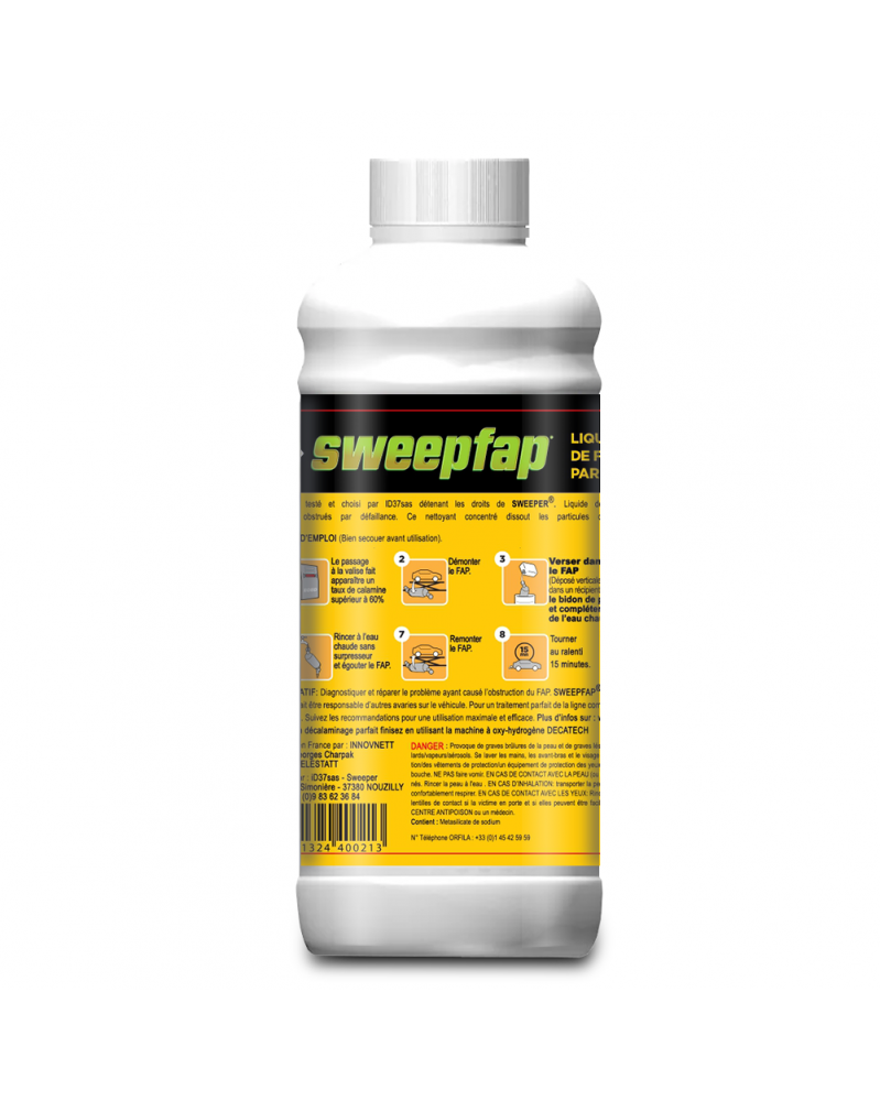 nettoyant FAP diesel, sweepfap - 1L - Sweeper