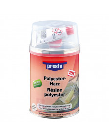 Résine polyester, mastic 1kg - Presto | Mongrossisteauto.com