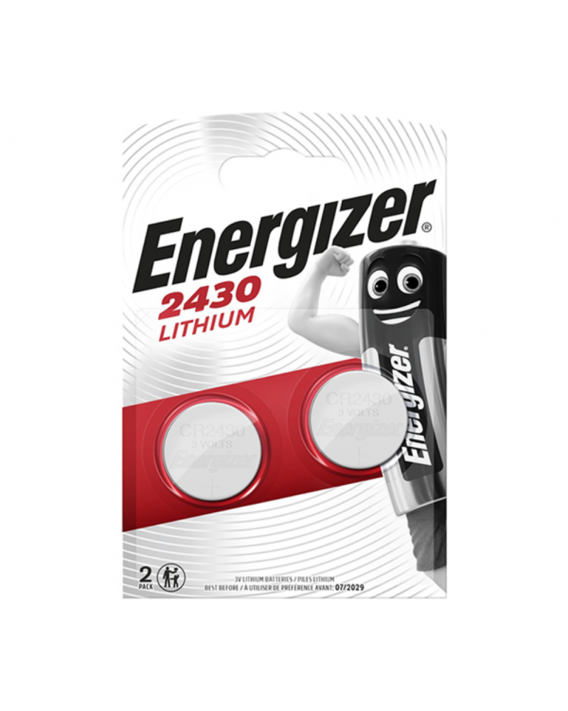 Pile bouton CR2430, lithium 3v, x2 - Energizer | Mongrossisteauto.com