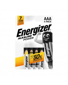 Pile AAA LR03, alcaline (lot de 4) - Energizer | Mongrossisteauto.com