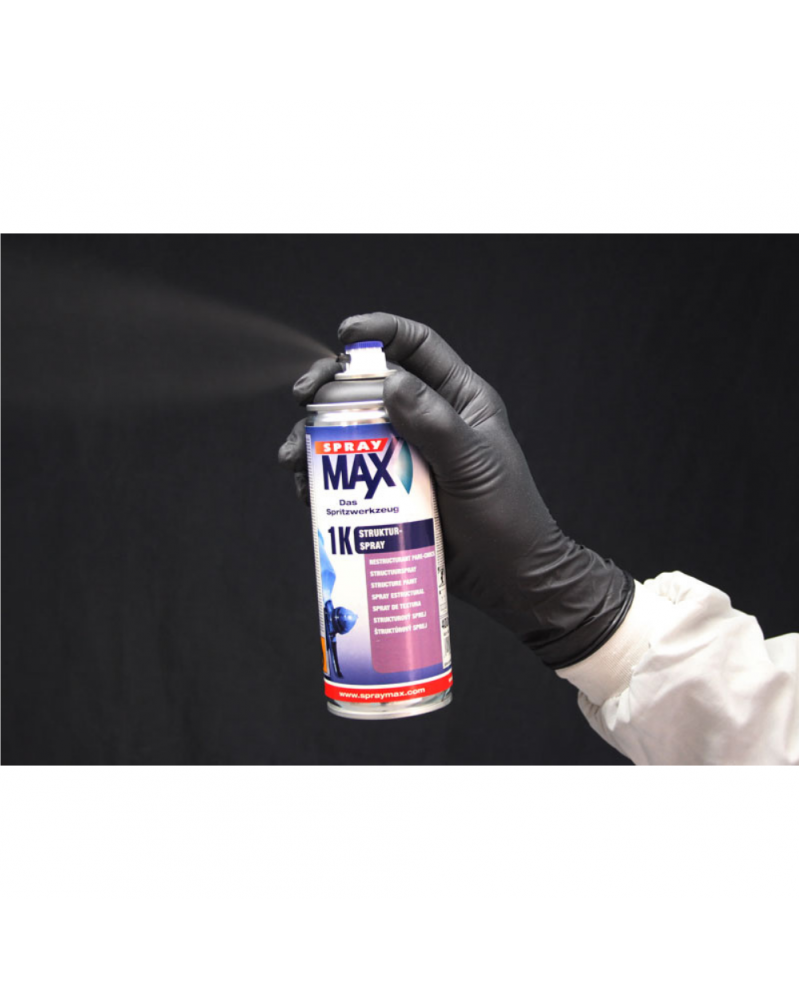 Spray peinture structurante pour plastique 400ml noir / gris