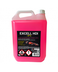 Liquide de refroidissement, rose, 5L, EXCELL HDI -37°C | Mongrossisteauto.com