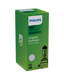 Ampoule H11, phare avant, EcoVison - Philips | Mongrossisteauto.com