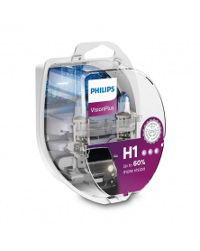 Ampoule de phare, H1 VisionPlus, X2 - Philips | Mongrossisteauto.com