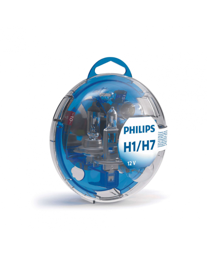 Coffret ampoules de phare, H1/H7 - Philips | Mongrossisteauto.com
