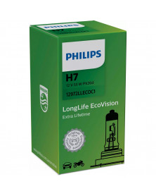 Ampoule H7, phare avant, EcoVision - Philips | Mongrossisteauto.com