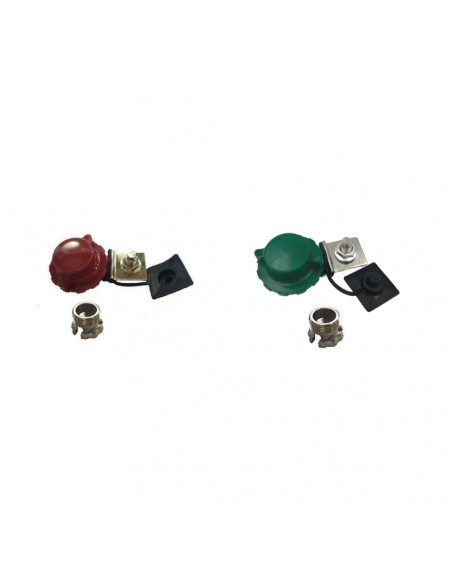 Cosse De Batterie Positive Rouge - Remplaçant Borne Type Arelco, Connexion Sécurisée - 2