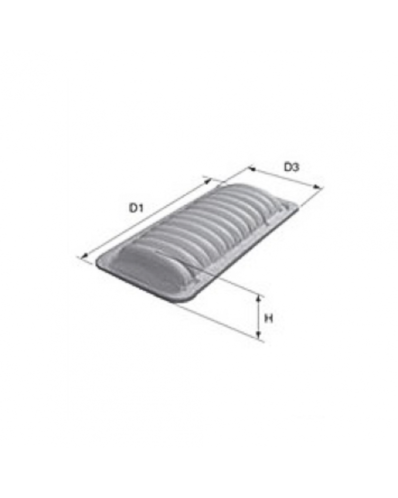 Filtre à Air Blue Print ADT32260 - Compatible Toyota Aygo, Yaris, Citroën C1, Peugeot 107 - Pièce Originale - 9