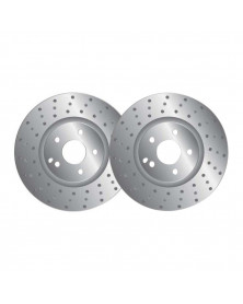 Lot de 2 disques de frein MGA D2197 adaptable MERCEDES | Mongrossisteauto.com