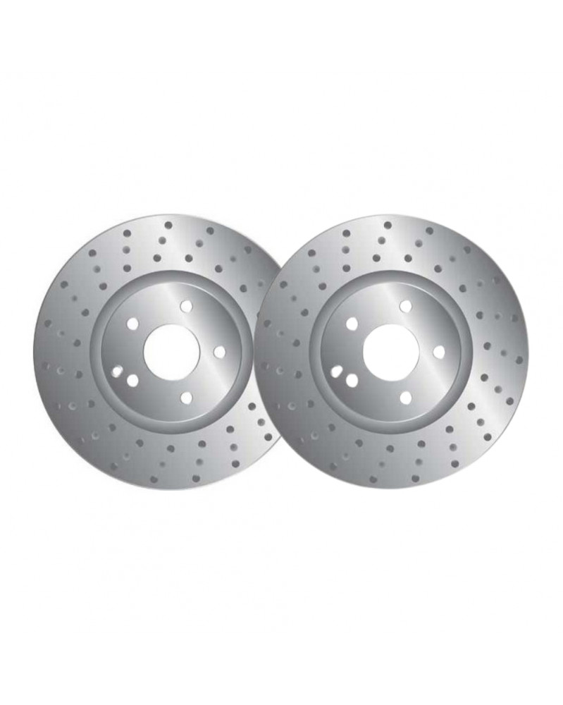 Lot de 2 disques de frein MGA D2197 adaptable MERCEDES | Mongrossisteauto.com