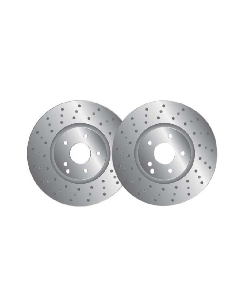 Lot de 2 disques de frein MGA D2195 adaptable MERCEDES-BENZ | Mongrossisteauto.com