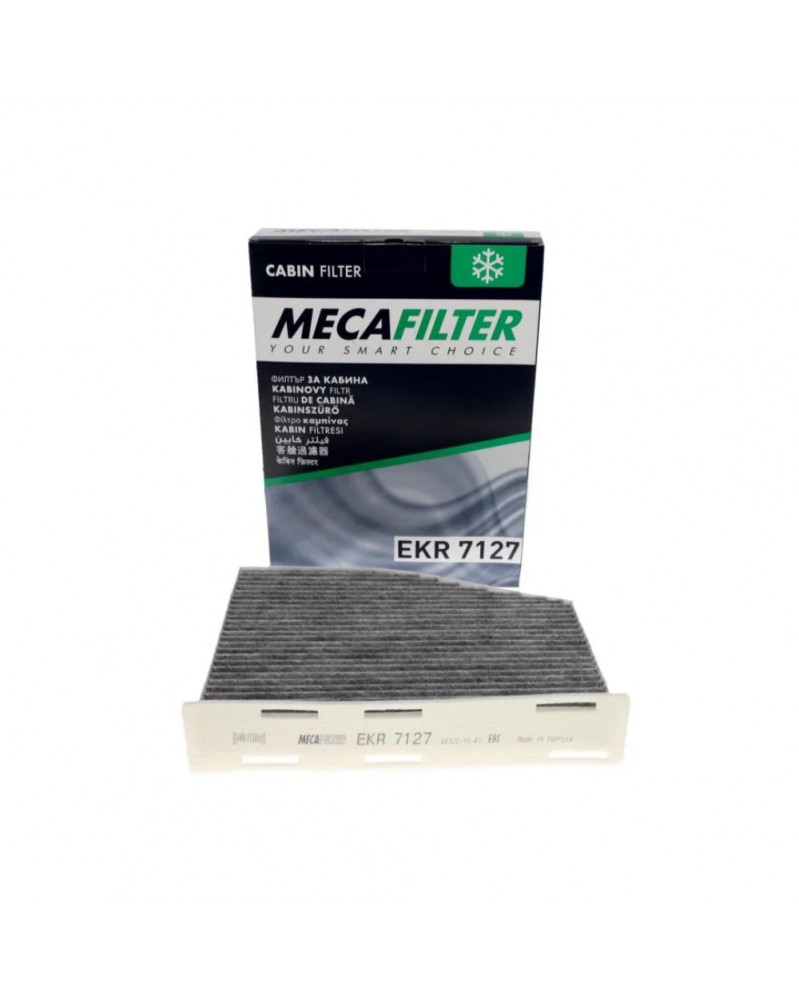 Filtre d'habitacle MECAFILTER EKR7127 adaptable VAG | Mongrossisteauto.com