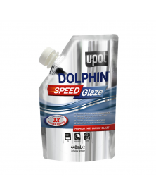 Mastic de finition, Dolphin Speed Glaze, bleu, 440 ml - Upol | Mongrossisteauto.com