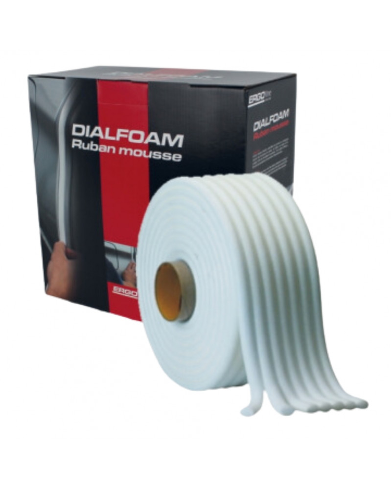 Ruban de masquage carrosserie, mousse, DIAL FOAM, 50m - Dialann | Mongrossisteauto.com