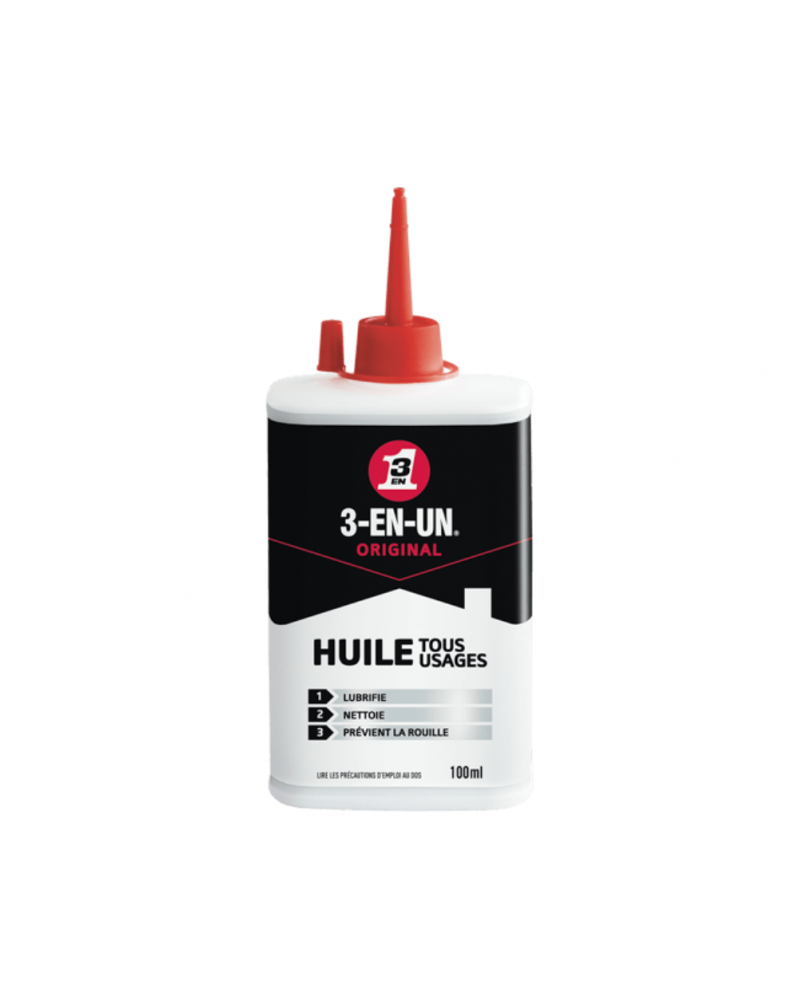 Huile tous usages, 100 ml - 3-EN-UN | Mongrossisteauto.com