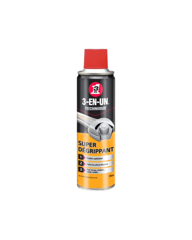 Super degrippant, 250 ml - 3-EN-UN | Mongrossisteauto.com