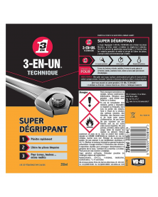 Super degrippant, 250 ml - 3-EN-UN | Mongrossisteauto.com