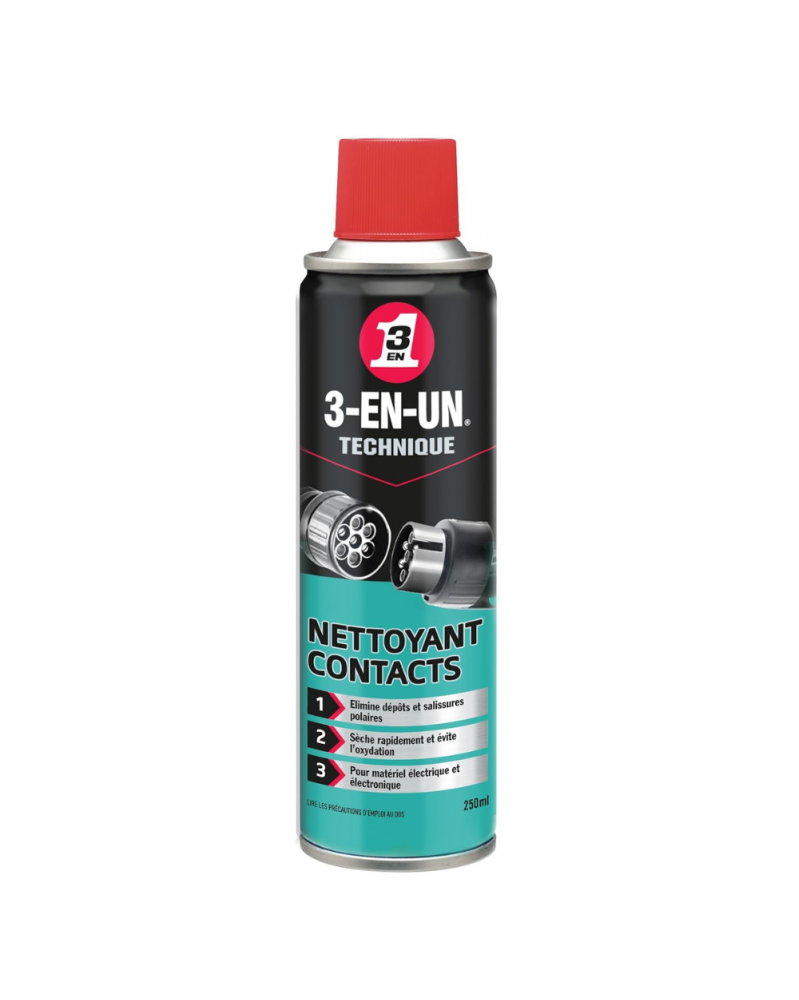 Nettoyant contact, 250 ml - 3-EN-UN | Mongrossisteauto.com