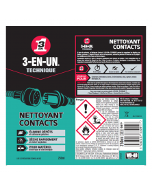 Nettoyant contact, 250 ml - 3-EN-UN | Mongrossisteauto.com