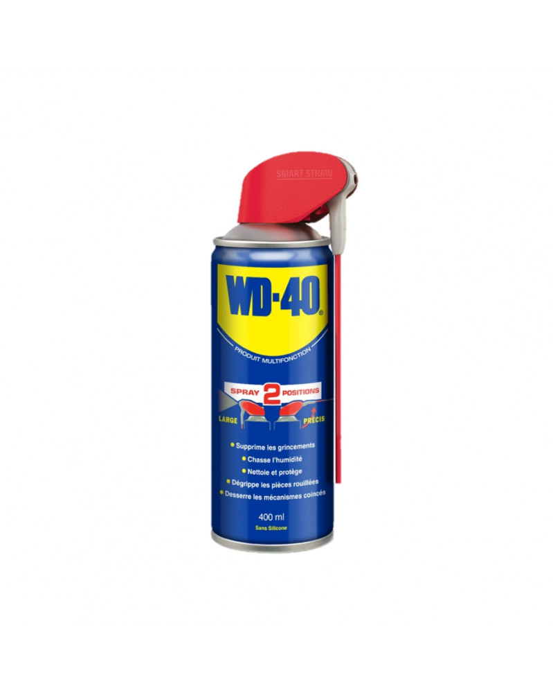 Spray lubrifiant, dégrippant, double position, 400 ml - WD40 | Mongrossisteauto.com