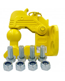 Kit Crochet à boule d’attelage 70C/4 4 trous avec vis de fixation - Pommier | Mongrossisteauto.fr