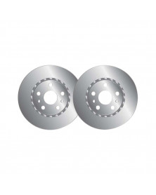 Lot de 2 disques de frein MGA Ref : D2181 adaptable MERCEDES-BENZ RENAULT | Mongrossisteauto.com