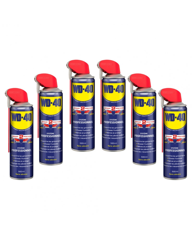 Dégrippant multi usages nettoyant anti humidité 500ml - WD40|Mongrossisteauto.com