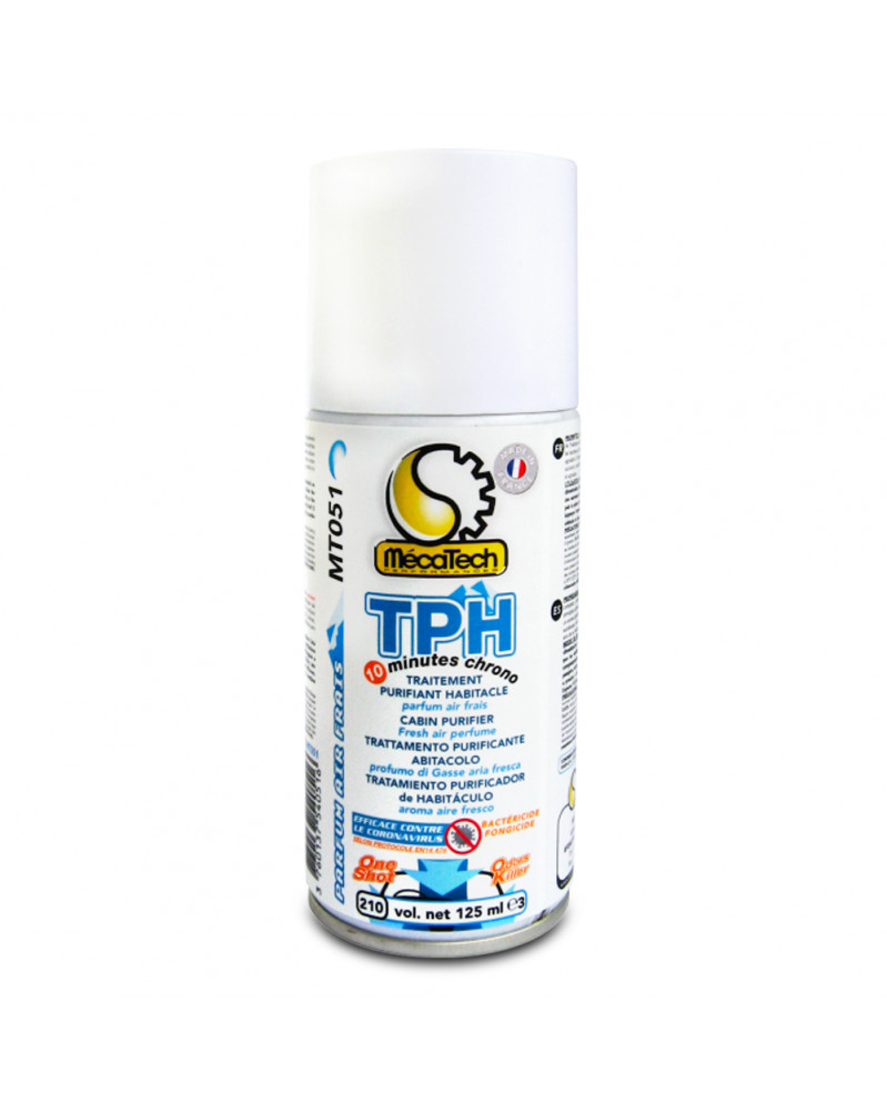 Traitement purifiant habitacle TPH, 125 ml -Mecatech| Mongrossisteauto.com