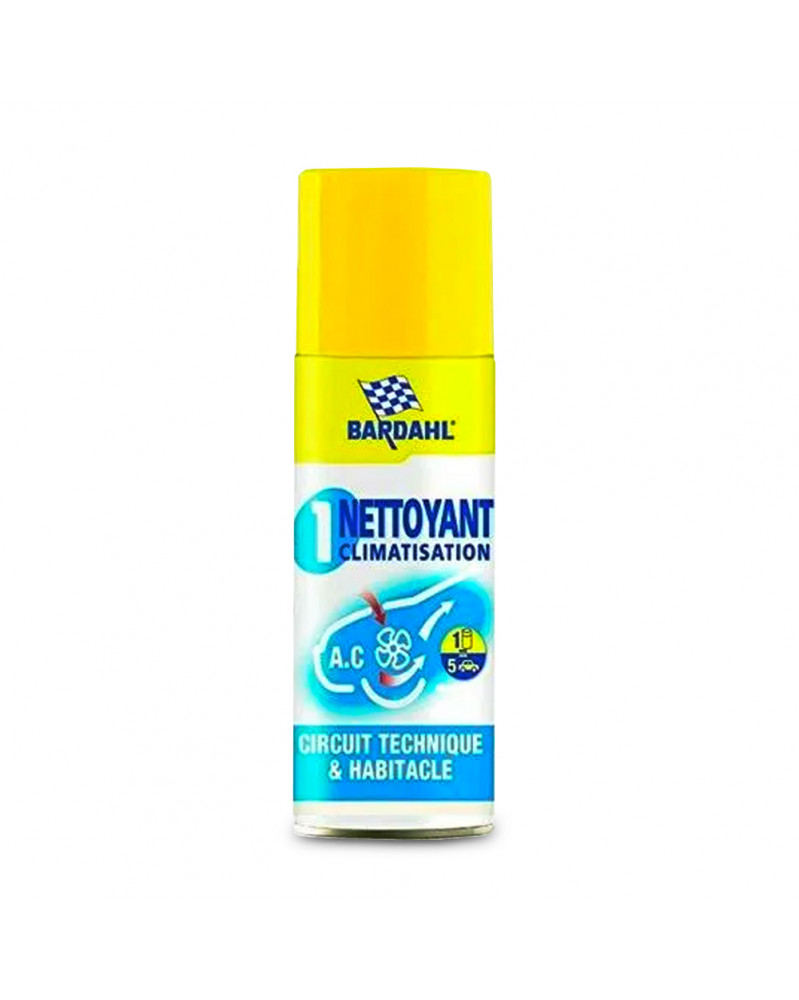 Nettoyant purifiant climatisation anti bactérien 400ml - Bardahl | Mongrossisteauto.com