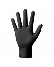 Gants nitrile, noir, taille XL, x50 - Mercator | Mongrossisteauto.com